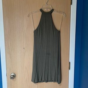 Olive green dress